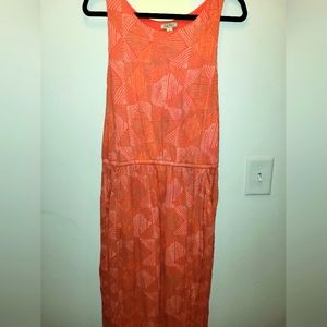 Lucky Brand Maxi Dress in Coral Size XL